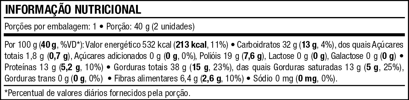 Tabela Nutricional Desktop