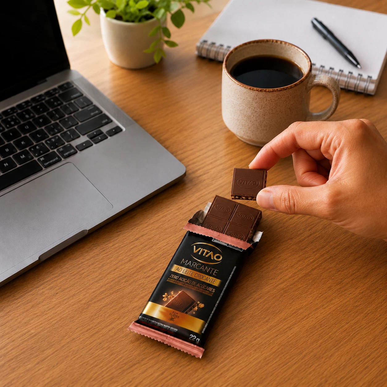 Chocolate Ao Leite Com Cereais Zero Açúcar Marcante 22G