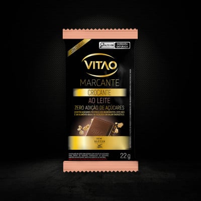 Chocolate Ao Leite Com Cereais Zero Açúcar Marcante 22G