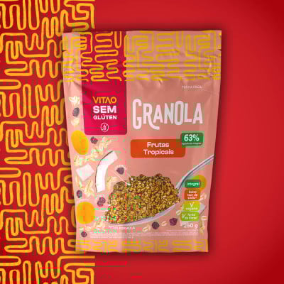 Granola Frutas Tropicais Sem Glúten 250G
