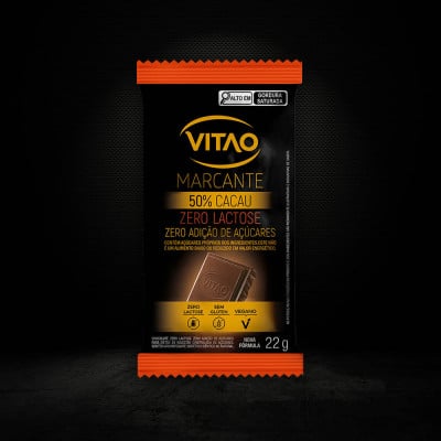 Chocolate Sem Lactose Zero Açúcar Marcante 22G