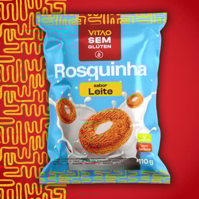 Rosquinhas Leite Sem Glúten 110G