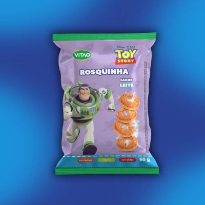 Rosquinhas Leite Sem Glúten Disney 60G