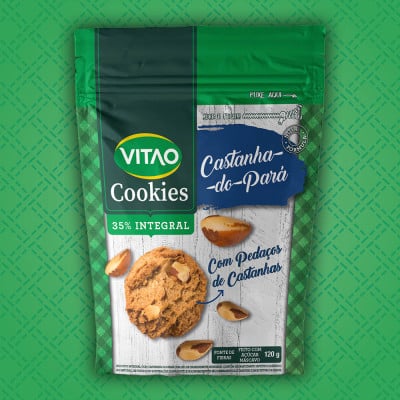 Cookies Castanha Do Pará Integral Vitao 120G