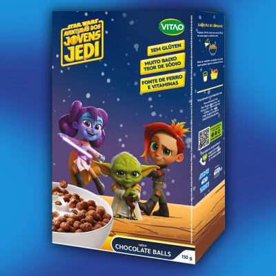 Cereal Chocolate Balls Sem Glúten Disney 150G