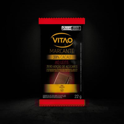 Chocolate Ao Leite Zero Açúcar Marcante 22G