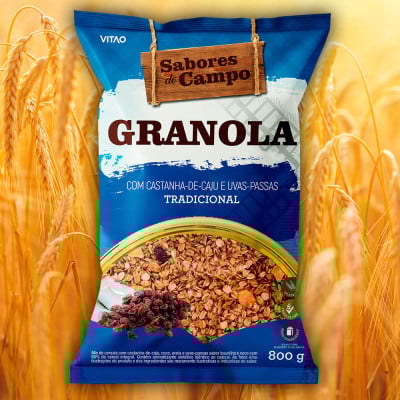 Granola Tradicional Integral Sabores Do Campo 800G