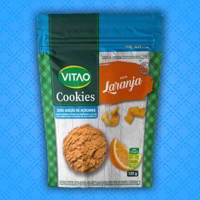 Cookies Laranja Integral Zero Açúcar Vitao 120G