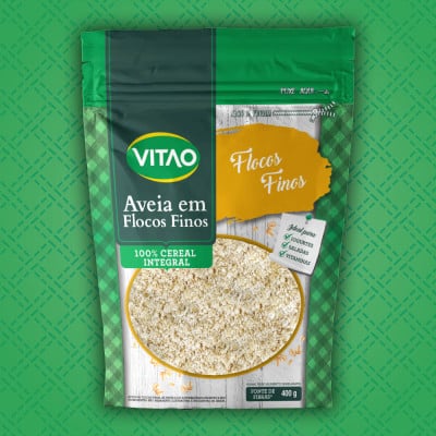 Aveia Flocos Finos Vitao 400G