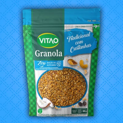 Granola Tradicional Integral Zero Açúcar Vitao 800G