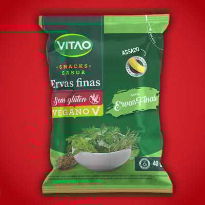 Snack Ervas Finas Sem Glúten Vitao 40G