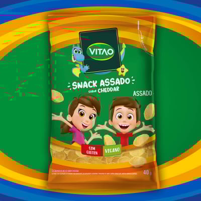 Snack Cheddar Sem Glúten Kids 40G