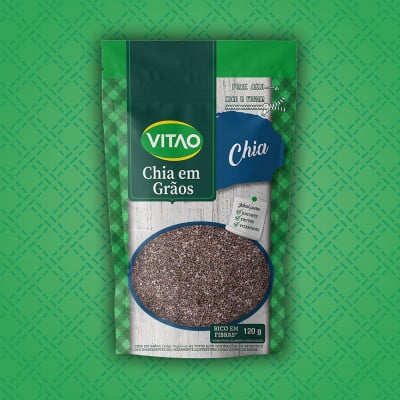 Chia Em Grãos Vitao 120G