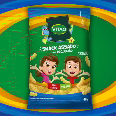 Snack Requeijão Sem Glúten Kids 40G