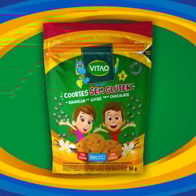 Cookies Baunilha Sem Glúten Kids 80G