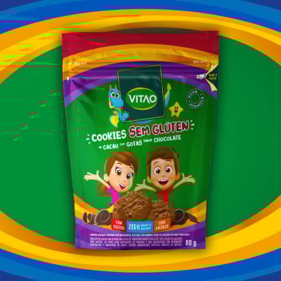 Cookies Chocolate Sem Glúten Kids 80G
