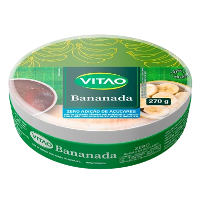 Bananada Zero Açúcar Vitao 270G