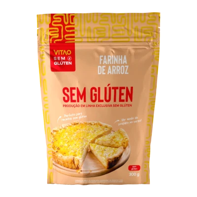 Farinha De Arroz Sem Glúten 300G