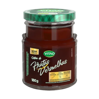 Geleia Frutas Vermelhas Zero Açúcar Vitao 180G