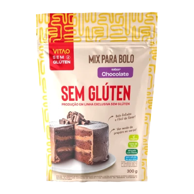 Mix Bolo Chocolate Sem Glúten 300G