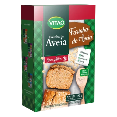 Farinha De Aveia Sem Glúten Vitao 170G