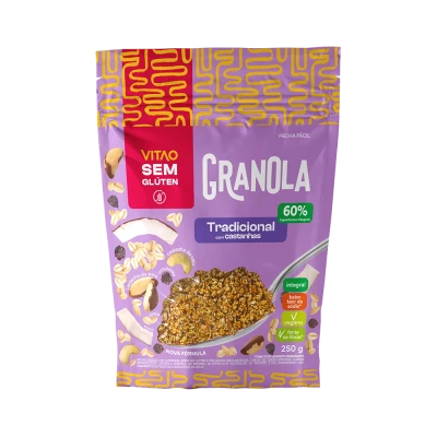 Granola Tradicional Sem Glúten 250G