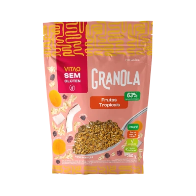 Granola Frutas Tropicais Sem Glúten 250G
