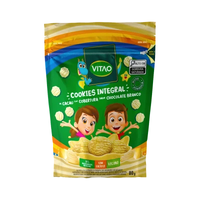 Cookies Chocolate Integral Coberto Kids 80G
