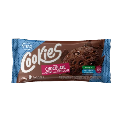 Cookies Chocolate Integral Zero Açúcar Vitao 60G