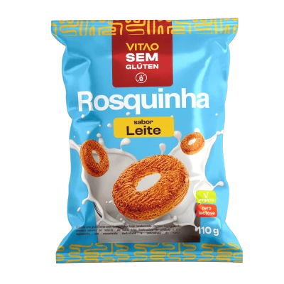 Rosquinhas Leite Sem Glúten 110G