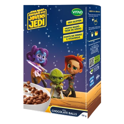 Cereal Chocolate Balls Sem Glúten Disney 150G