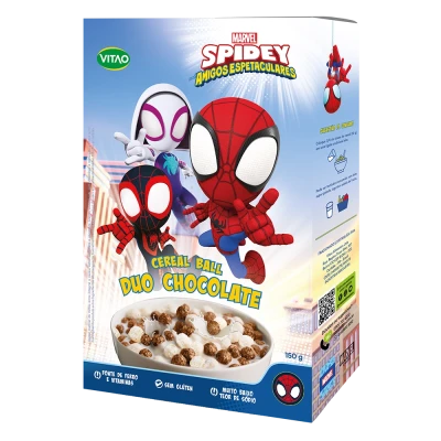 Cereal Duo Chocolate Balls Sem Glúten Disney 150G