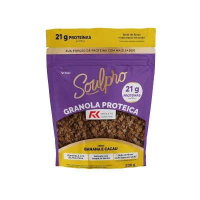 Granola Proteica Cacau E Banana Rc Soulpro 200G