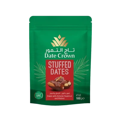 Tâmara Recheada Date Crown 100G